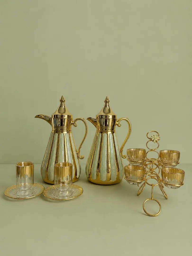 حامل فناجين (فضة ازرق)